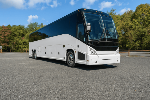 Bus Rental Company Tuscaloosa 56 Passenger Charter Bus