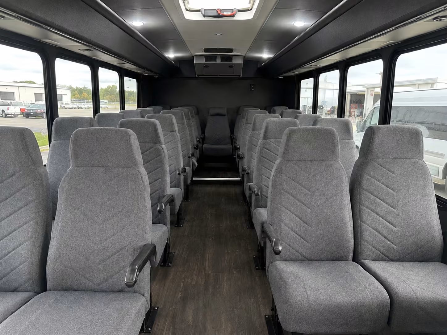 15 passenger minibus inside