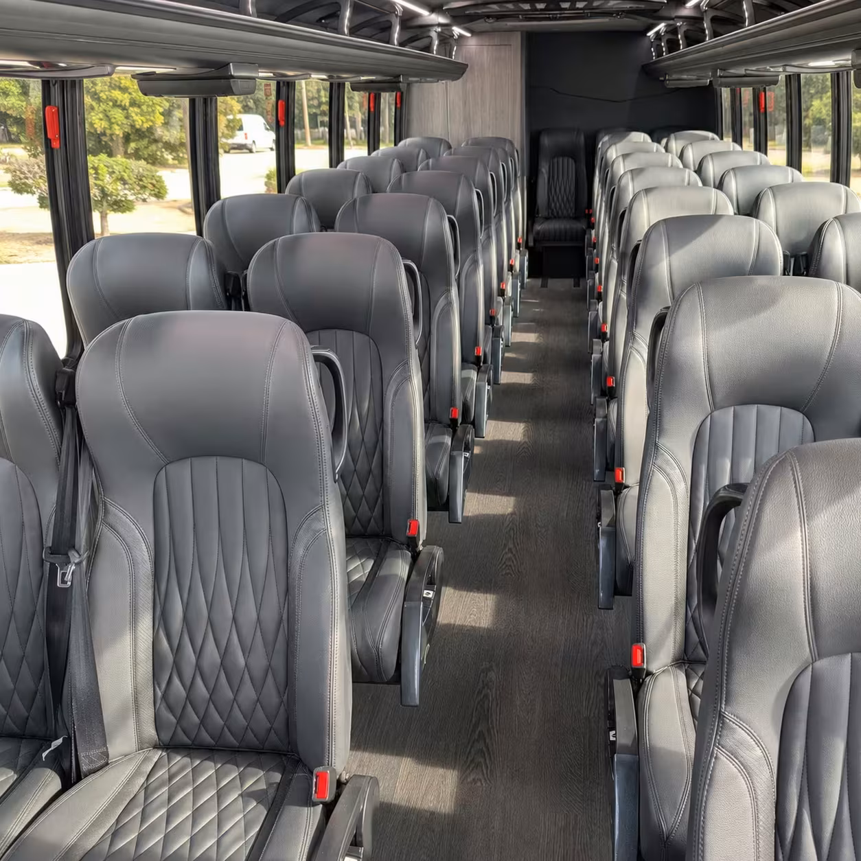 28 passenger minibus inside