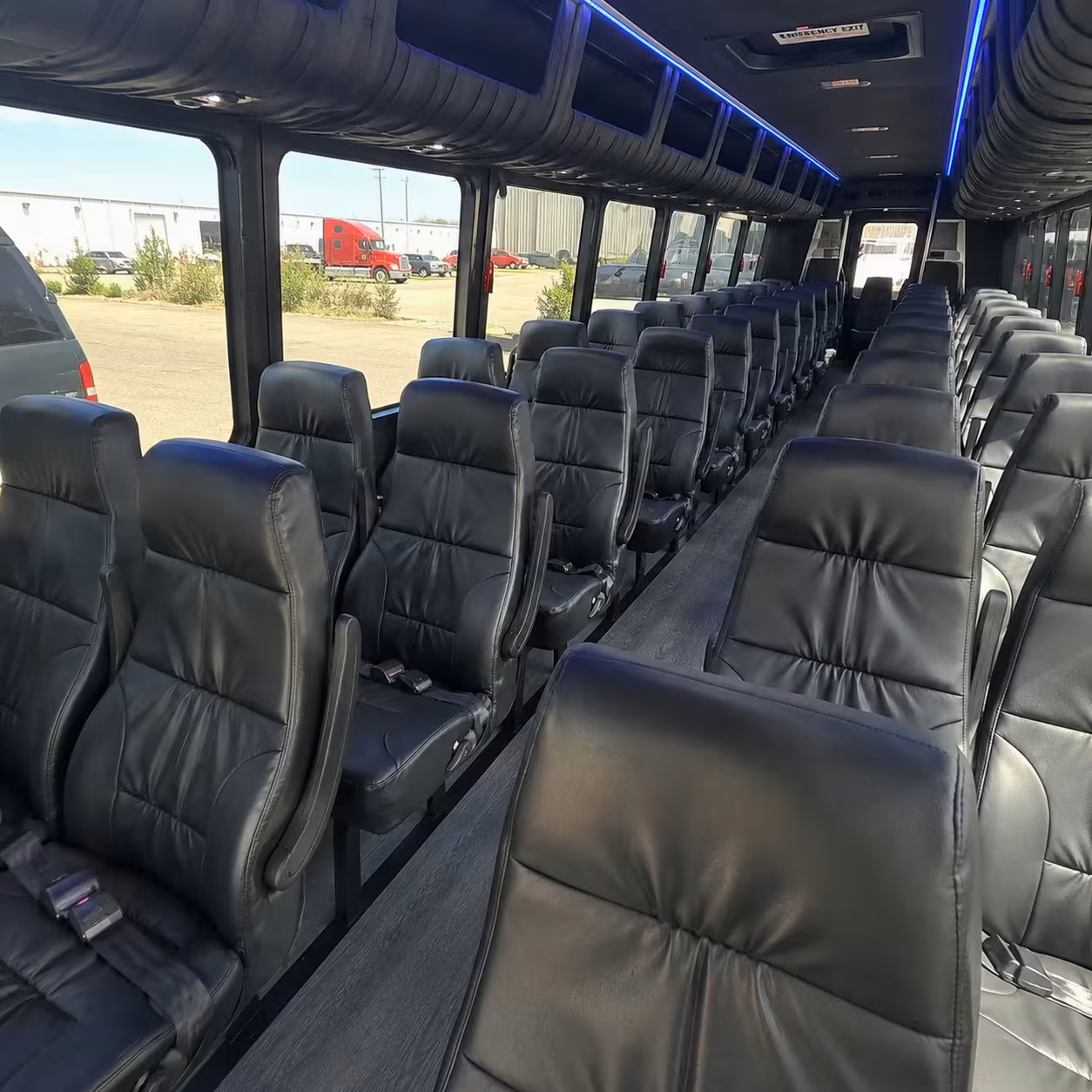 30 passenger minibus interior
