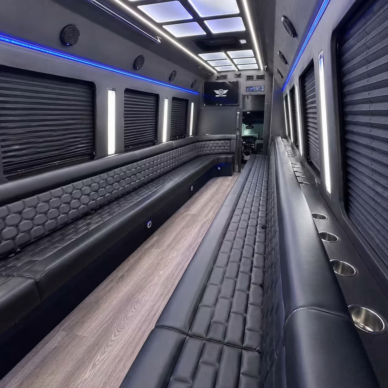 concert night party bus transportation in tuscaloosa
