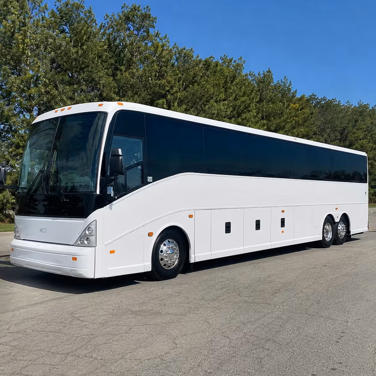 tuscaloosa 56 passenger charter bus rental